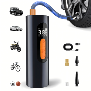 Portable Tire Inflator 150PSI Wireless Air Pump Mini Air Compressor For Motorcycle Car Bicycle Electric Ball Auto Accessories