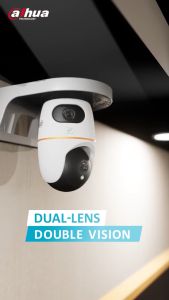 Dahua Hero Dual Indoor Security Camera 3+3MP Dual-Lens Pan & Tilt WiFi IP Security Camera DH-H3D-3F
