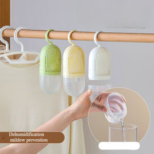 Jaysuing(简素净) | Clothes Dehumidification Box Reusable Hanging Dehumidifier Packs Anti-Mold with Water Collector&Hook for Wardrobe Closet Cabinet