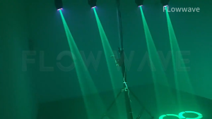 Flowwave ไฟบีมมินิ 7 สี 7 ลวดลาย หมุนรอบทิศ ควบคุมด้วยเสียง/DMX512 สร้างบรรยากาศในงานแต่งและ KTV ได้อย่างง่ายดาย