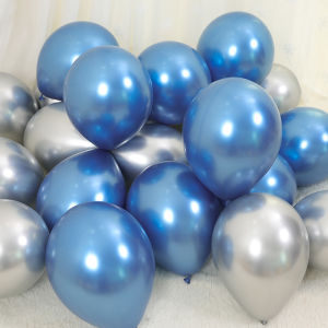 HUAFANGXISHI | Metal Shiny Balloons for Shooting Props