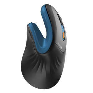 ProtoArc Ergonomic Mouse EM11 NL Bluetooth Rechargeable Wireless Vertical Mouse 3 Multi-Device Connectivity for Computer/PC