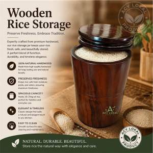 Wooden Rice Storage