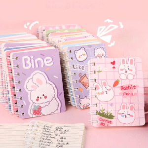 GYN Notebook Ring Mini A7 Motif/ Buku Tulis Buku Catatan Memo Ring/ Spiral isi 80 Lembar Notebook