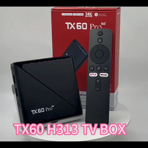 TX60 Pro Android Tv Box 14K HD Bluetooth Set Top Box 2.4GHz/5G WiFi STB Android Tv 4GB Ram 32GB Rom Unlock CHANNEL Tv Box Bluetooth Voice Control Netflix Global Set Top Box