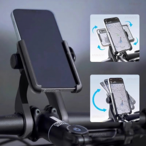 Shockproof Stabilized Phone Holder for Mountain and Road Bikes