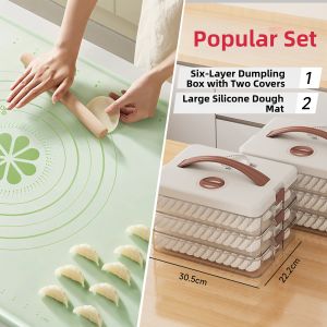 Food Grade Refrigerator Storage Box for Frozen Dumplings and Wontons