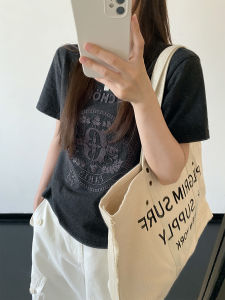 Heavy Embroidery Fashionable Casual T-Shirt
