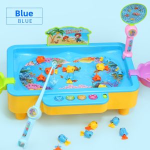 Electric Magnetic Fishing Toy Kit Educational