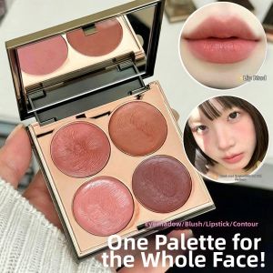 Mili | Multi-Function Makeup Palette Four Color Matte Blush Eyeshadow Lipstick Brightening Contour
