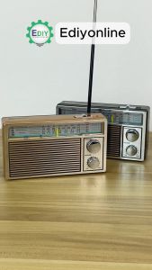 Old School Style Rechargeable Radio AM FM SW1 SW2 4 Band Speaker Player National Philips Retekess Wirata Receiver Retro Antique Resin Elderly Old-fashioned Mini Nostalgic Vintage 收音机