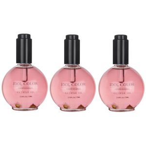 IDOL COLOR Cuticle Oil 2.56 FL Oz Repairs and Restores Cuticles - Organic Spa Treatment - For Stronger Healthier Nails