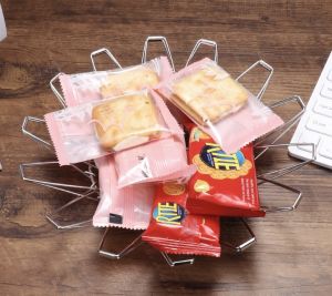 ตะกร้าสแตนเลส ถาดสแตนเลส201 ตะกร้ายืดหดได้ (Transfromable basket) ตะกร้าพับได้ ถาดใส่ของ ปรับรูปทรงเล็กใหญ่ ใส่ขนม ตะกร้าอเนกปร