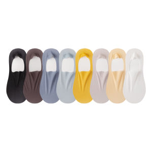 JIAZINI | Ice Silk Absorbent Anti-slip Invisible Crew Socks