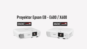 Epson EB-E600 Proyektor XGA 3600 Lumens Kualitas Tinggi Presentasi Sekolah Kantor Bisnis