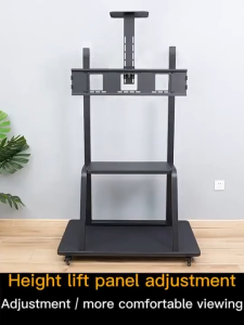 Movable TV Stand 32-75 Inch TV Monitor Stand Rack Universal Adjustable for Metting and Live