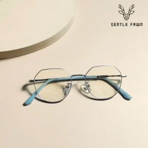 Gentle Fawn Kacamata Antiradiasi Blueray Sinar Biru Bahan Titanium Ringan Style Oval Fashion Pria Dan Wanita Bisa Minus Photocromic Bluecromic 77037