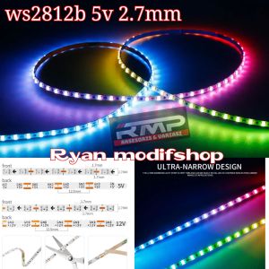 led ws2812 mini lebar 2.7mm led strip ws2812b 160 led/meter lebar pcb 2.7 mm smart led sw2812 ultrathin 2.7 mm 160 led /m