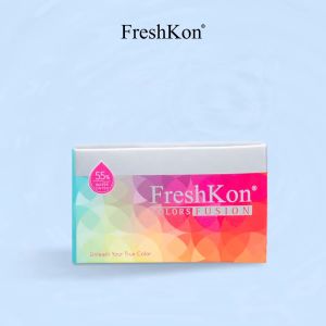 Freshkon Color Fusion Monthly Shimmering Grey Softlens Warna