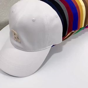 R Burgundy Baseball Cap for Women Large Head Circumference Face Slimming Versatile Couple Sunshade Casual Soft Top Duckbill Cap for Men