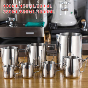 Stainless Steel Milk Frothing Pitcher Steam Coffee Espresso Barista Craft Latte Cappuccino Milk Cream Cup Frothing Jug Pitcher