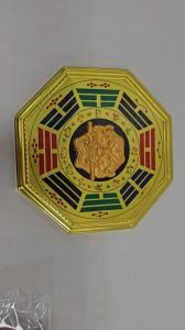 Gương Bát Quát Âm Dương Bát Quái Hổ Phù Tráng Hợp Kim - Đồ thờ Bình An - Decor Phong thủy