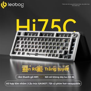 LEOBOG | Customizable Wireless Keyboard Set Aluminum for Gamers