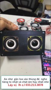 Combo chế loa bluetooth 5.0 nghe nhạc stereo 2 kênh 2 x 5.5w. Mạch tốt bass êm tiếng trong. Chạy pin lithium li-on 37v. Có tích hợp sạc usb trên mạch Mạch Loa Q5 Và 2 Loa Đen - Lazada