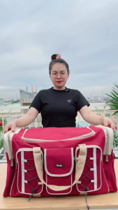 Túi trống du lịch xách tay combo 2 cái trung - đại big-ben 2 kiểu FS9 Shalla { bảo hành 1 năm]
