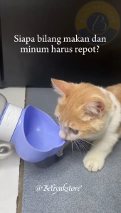 Pet Feeder Portable F15 Pet Travel Water Bottle Botol Minum/Makan Anjing Kucing