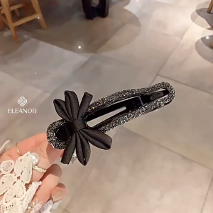 Kẹp tóc nữ Eleanor Accessories đính đá phụ kiện tóc kẹp tóc nơ 10251