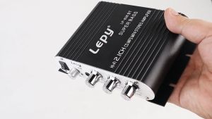 PROMO TERBARU Lepy HiFi Stereo Amplifier Profesional Power Treble Super Bass Booster 12 Volt Sound Sistem Rakitan Lengkap - LP-838