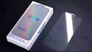 Promo 3in1 Tempered Glass Ceramic Blue Infinix Hot 50 4G 5G Hot 50i Hot 50 4G Anti Gores Kaca Full Cover