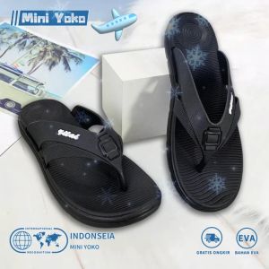 Mini Yoko Sandal Flip Karet Wanita Kekinian & Sandal Jepit Anti Licin 2025