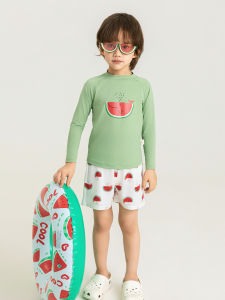 Boneless Seaming Boys Swimsuit Set
