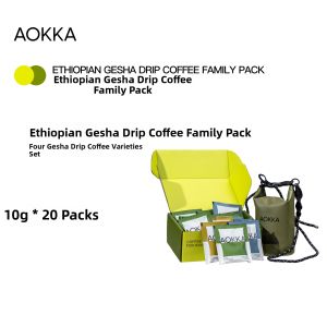 AOKKA | Freshly Ground Yirgacheffe Drip Coffee 20 Packs