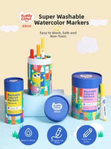 KIDDYCOLOR | Washable Safe Childrens Watercolor Pens