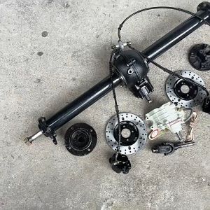 Self-made modified kart off-road motorcycle ATV accessories shaft drive 1 meter disc brake rear axle rear axle