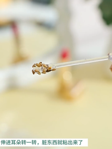 Sticky ear sticks and ear spoons for children to clean and pick theirears