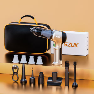 SZUK Portable Car Vacuum Cleaner Powerful HandHeld Cleaning Machine Home Appliance Strong Suction Wireless Mini Vacuum Cleaner