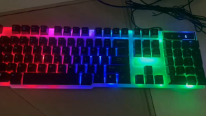 Gaming Mechanical Touch Keyboard RGB 104 Keys Led Backlit Usb Keyboard Gamer Built-in Steel with Mouse