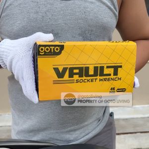 Goto Vault Socket Wrench Kunci Sok Set 27 46 Pcs Lengkap Multifungsi