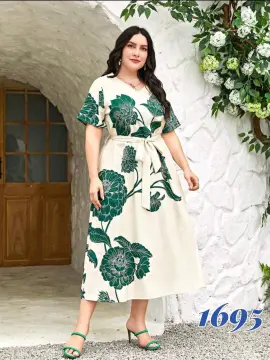 Plus size womens hawaiian dresses best sale