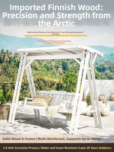 XiMei WoodWork | Indoor Outdoor Swing Chair Multiple Users