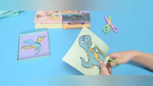 Buku Gunting Kanak Kanak DIY Kraf Tangan Prasekolah Buku Aktiviti Warna Mainan Pendidikan Awal Kids Fun Paper Cut Book Scissors Baby DIY Early Education Puzzle Color Paper Cut Toys儿童趣味剪纸书送剪刀幼儿园宝宝手工diy早教益智彩色剪纸玩具 E291