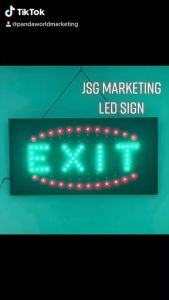 Energy Saving Light Billboard: Flashing Mode EXIT-LED SIGN (Small)