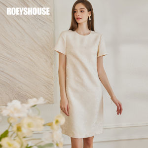 Roey s house | Elegant Light Blue Lace Dress Summer New Style Loose Fit