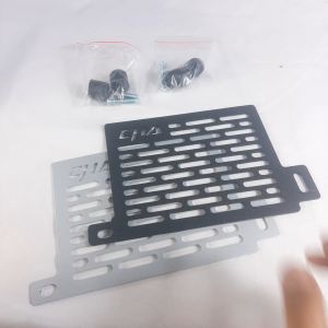 Cover Tutup Radiator Variasi CHA Motor Yamaha Nmax 155 Aerox Lexi Tebal 3 mm 2 Warna Silver Dan Hitam