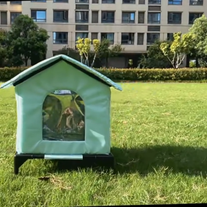 Lovinland Pet Cats Nest Strays Cats Shelter with Insulating Lining and Waterproof for Outdoor Comfortable and Warmth Cat Shelter for Stray