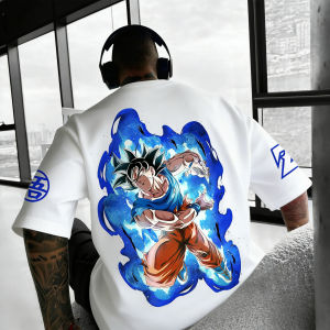 New Dragon Ball Goku Printed Short-sleeved Bandai Loose Mens and Womens 2026 Summer Breathable Sporty Fashion T-shirts ins